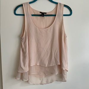 Blush chiffon top